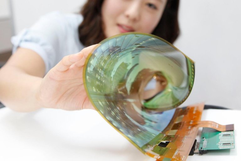 LG just came up with a prototype for a 55-inch rollable tv